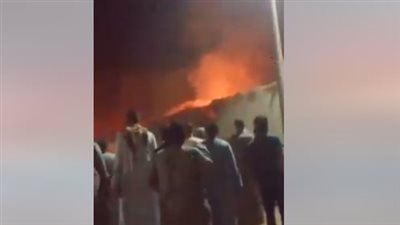 حريق هائل يلتهم منزلا في الأقصر | فيديو