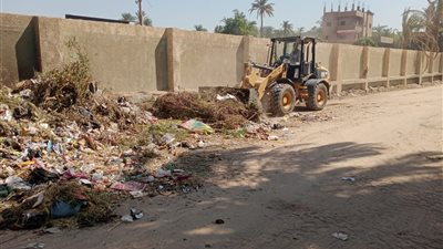رفع 100 طن مخلفات وقمامة خلال حملات نظافة مكثفة بقرى أسيوط 
