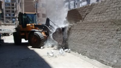 استمرار حملات إزالة التعديات بمراكز أسيوط 