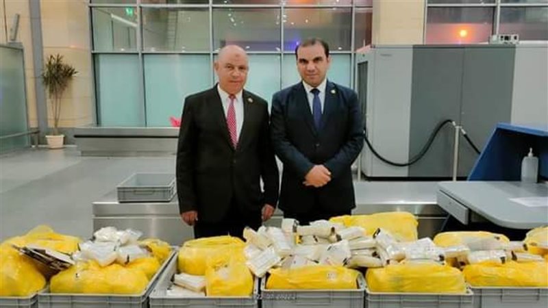 المضبوطات بحوزة رجال