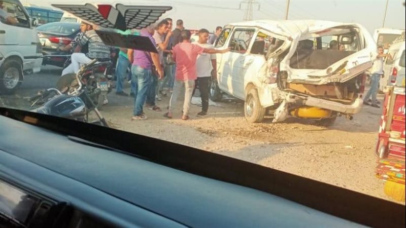 حادث تصادم بالقليوبية