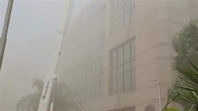 أول صور لحريق مول هيلتون رمسيس 