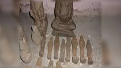 تشكيل لجنة أثرية لمعاينة 38 تمثالا حجريا بحوزة عاطل في الفيوم