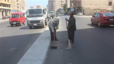 رفع 6835 طن مخلفات خلال حملة مكبرة بأحياء الجيزة | صور