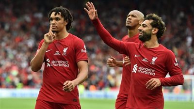 محمد صلاح يقود ليفربول للفوز على مانشستر سيتي 3-1 والتتويج بكأس الدرع الخيرية | صور