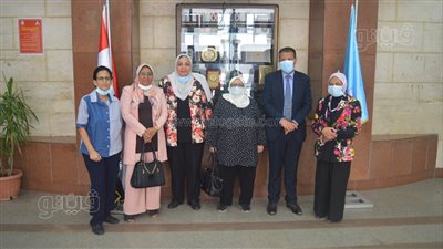زيارة اللجنة العليا لاختبارات القدرات بتمريض عين شمس 
