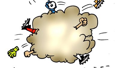 حال كرة القدم المصرية في كاريكاتير فيتو