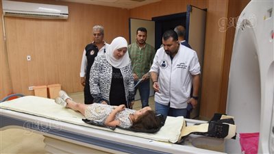 نائب محافظ مطروح تتفقد الحالة الصحية لمصابي أتوبيس الضبعة | صور