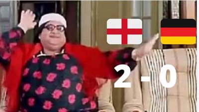 بصورة علاء ولي الدين.. السفارة البريطانية تسخر من منتخب ألمانيا قبل نهائي يورو للسيدات 