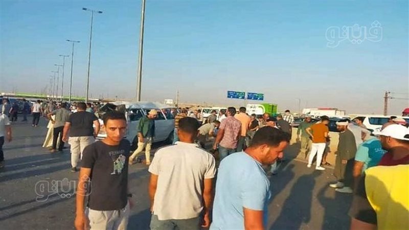 جانب من الحادث بالشرقية