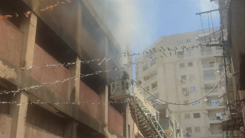 حريق هائل بشركة كابو
