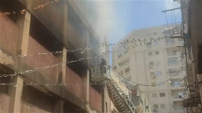 قرار جديد من النيابة في حريق شب بالطابق التاسع لمبنى الشهر العقاري بالدقي
