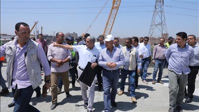 وزير النقل يتفقد مشروع تطوير الطريق الدائري حول القاهرة الكبرى