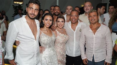 خطوبة فيروز خالد صلاح بحضور عمرو دياب وياسين منصور ومحمد حلاوة ونجوم السياسة والفن والاقتصاد والإعلام بالساحل الشمالى