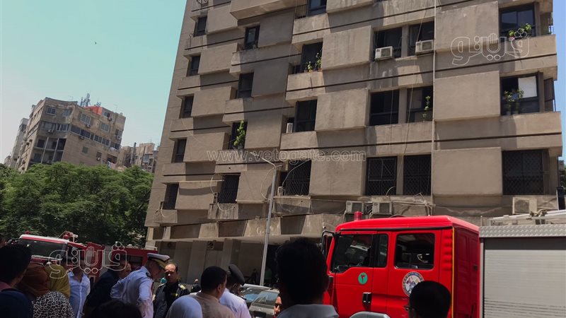 إخماد حريق الشهر