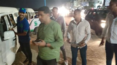 ضبط  15 سيارة مخالفة في حملة بهضبة الأهرام 