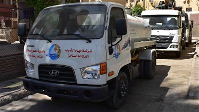 توقف ضخ المياه للعريش بسبب انقطاع كابل كهرباء مغذي لمحطة رافع بالوظة