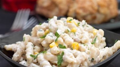 طريقة عمل المكرونة بالمايونيز على الطريقة اليوناني | فيديو