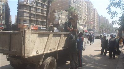 رفع 6 آلاف طن مخلفات من أحياء الجيزة|صور