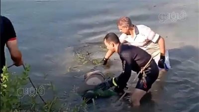 الإنقاذ النهري بالإسماعيلية ينتشل جثة شاب مجهولة الهوية | صور