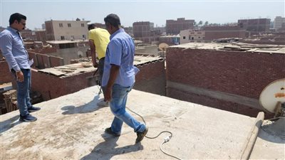 إزالة 3 حالات بناء مخالف بمحافظة الجيزة|صور