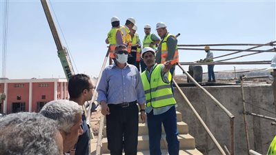 رئيس جهاز ٦ أكتوبر يتابع معدلات تنفيذ توسعات محطة تنقية مياه الشرب