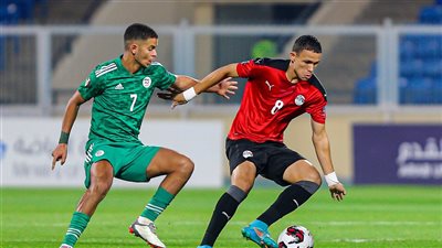 محمد إبراهيم يسجل الهدف الثالث لمنتخب الشباب في مرمى الجزائر
