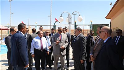 وزير القوى العاملة يتفقد المدينة السكنية للعاملين بمشروع محطة الضبعة النووية
