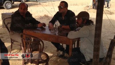 بالصور .. مصطفى درويش يصور أولى مشاهده فى 