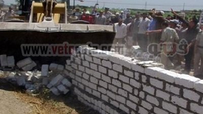 إزالة 37 حالة تعدى على الأراضى الزراعية بالشرقية