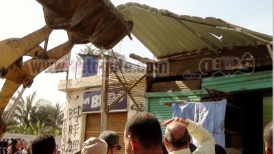 إزالة 37 حالة تعدى على الأراضى الزراعية بالشرقية