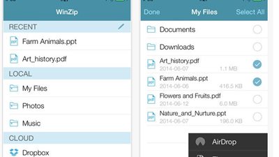 أب ستور يتيح تطبيقًا لفك الملفات المضغوطة لمستخدمى آبل