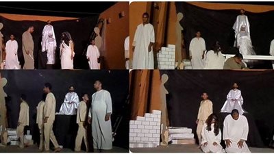 «حفلة الماس» يجسد محاولة انتحار رجل وامرأة بمسرح الهوسابير 21 نوفمبر