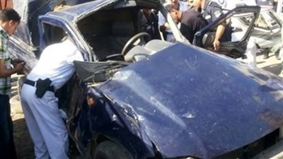 مصرع أمين شرطة وإصابة 3 مجندين في حادث تصادم بطوخ