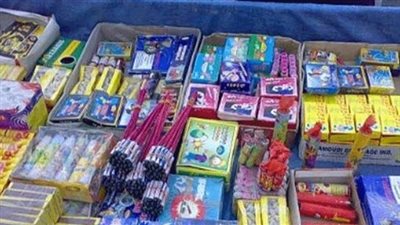 ضبط 4 آلاف و318 صاروخ ألعاب نارية بالمحافظات