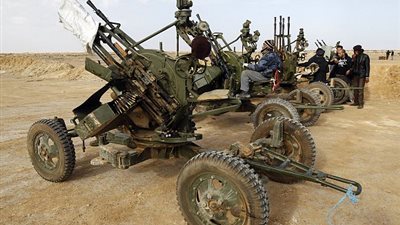 ضبط مدفع مضاد للطائرات في مخزن متفجرات جنوب رفح