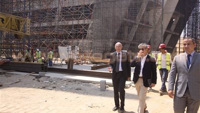 بالصور.. المتحف الكبير يستقبل وفدا من الشركات اليابانية