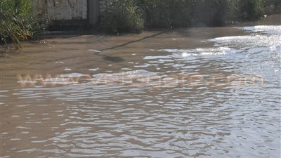 بالصور..  غضب أهالي سموحة بالإسكندرية بسبب تراكم مياه الأمطار
