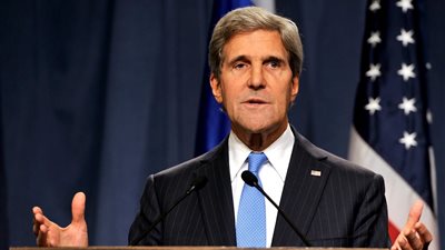 كيري: أمريكا لا تزال تقيم ضربة استهدفت الجهادي جون في سوريا