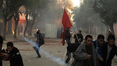 إصابة شخص بطلق ناري خلال اشتباكات في تونس