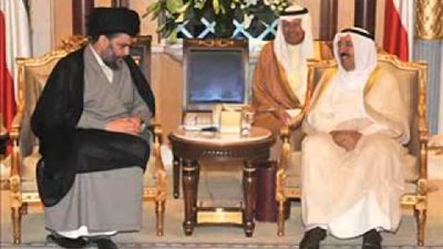 مقتدى الصدر يعزي أمير الكويت في تفجير مسجد الإمام الصادق