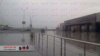 بالصور.. آثار الأمطار بالغردقة
