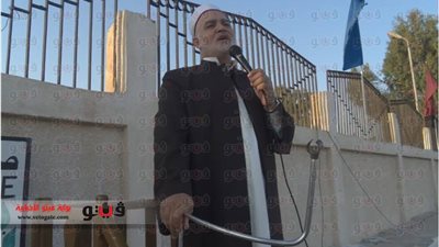 بالفيديو والصور.. القيادات التنفيذية تؤدي صلاة العيد بساحة مركز شباب طور سيناء