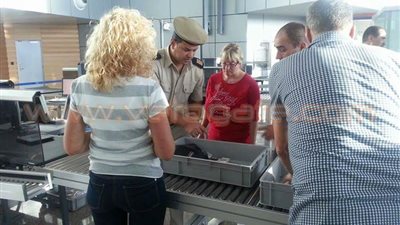 بالصور.. إجراءات أمنية مشددة بمطار الغردقة الدولي