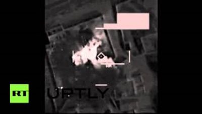 بالفيديو.. مقاتلات أمريكية تدمر قاعدة إمدادات لـ«داعش» بالعراق