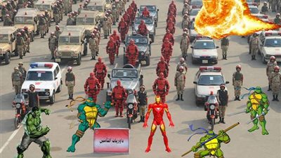 النينجا والرجل الأخضر يؤمنون الاستفتاء