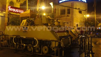 بالصور.. «الأمن» يغادر «التحرير» بعد تأمين منع عودة الباعة الجائلين