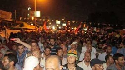 عناصر «الإرهابية» يحرقون سيارة ضابط شرطة بالسويس