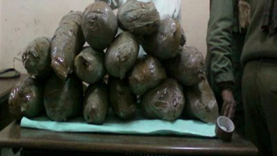 ضبط 150 كيلو بانجو بحوزة تاجر مخدرات بالإسماعيلية