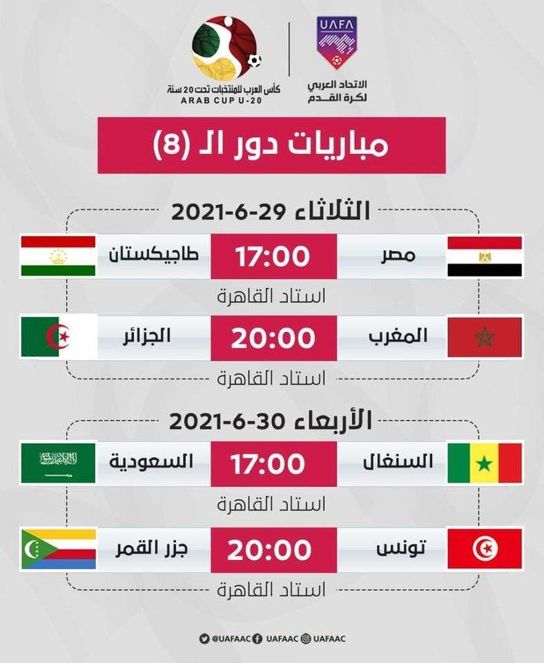 مباريات مصر في كاس العرب